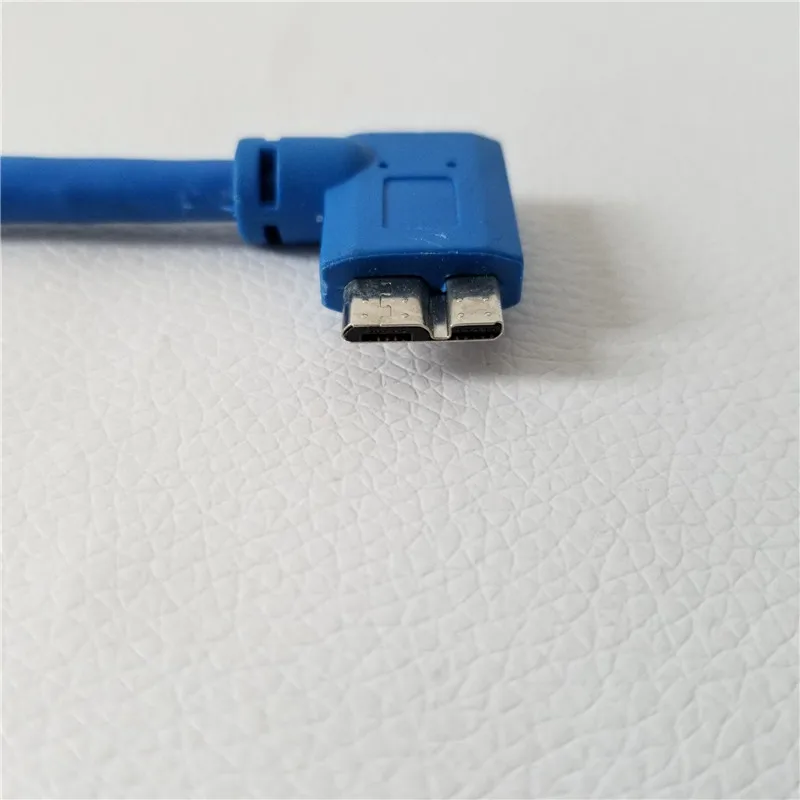 90 градусов левый угол Micro USB3.0 B папа к принтеру порт USB 3 0 Женский M/F адаптер Jack