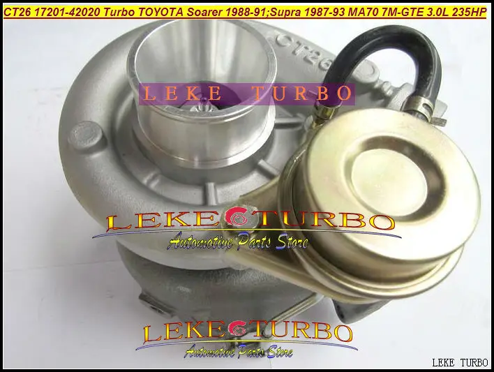 Турбокомпрессор CT26 17201 42020 турбокомпрессор для TOYOTA SUPRA 1720142020 93SOARER 1987 91 MA70 7M GTE 7MGTE 3 0