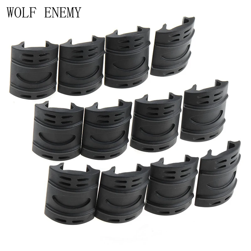 12 шт./лот винтовка Вивера Пикатинни защитная накладка на четырехъядерную рейку