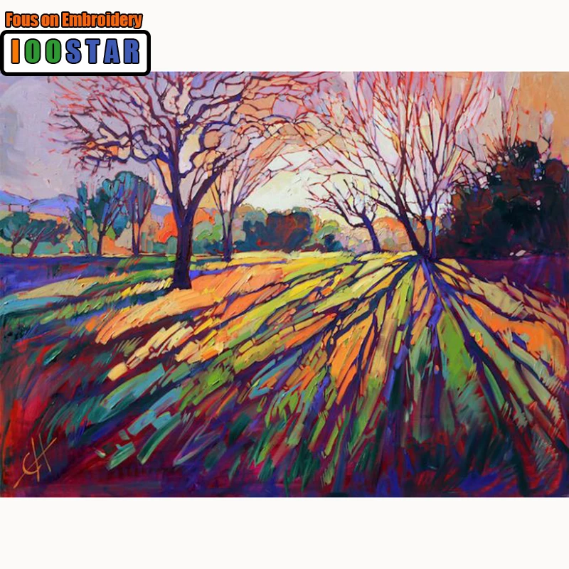 Home Decoration Diamond Painting Rhinestone Cross Stitch Trees Oil Diy Embroidery Paintings Mosaic Crafts Paint | Дом и сад