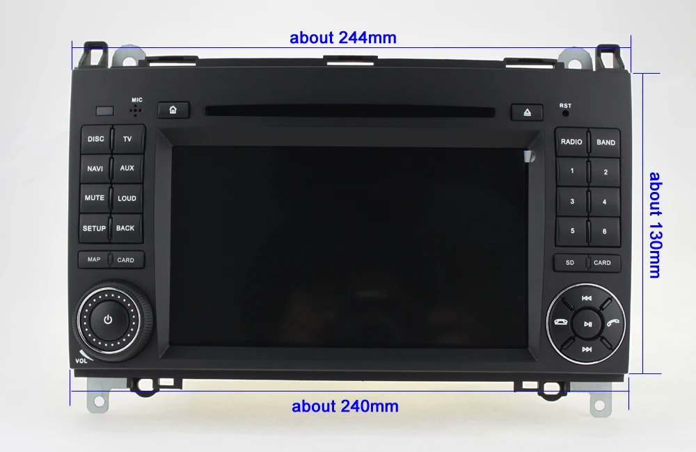 DSP Android 9,0 автомобильный DVD мультимедиа радио gps для Mercedes Benz B200 W169 W245 Viano Vito W639 Sprinter W906