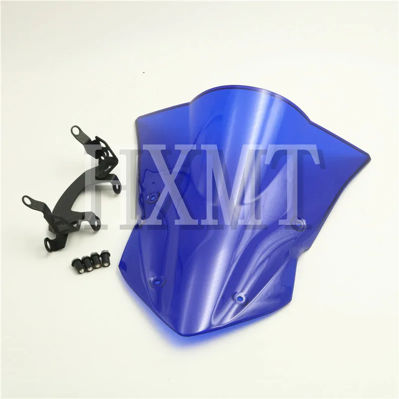 

HotSale For Kawasaki Ninja Z900 Z 900 2017 2018 2019 Blue Motorcycle Bike Windshield WindScreen Double Bubble