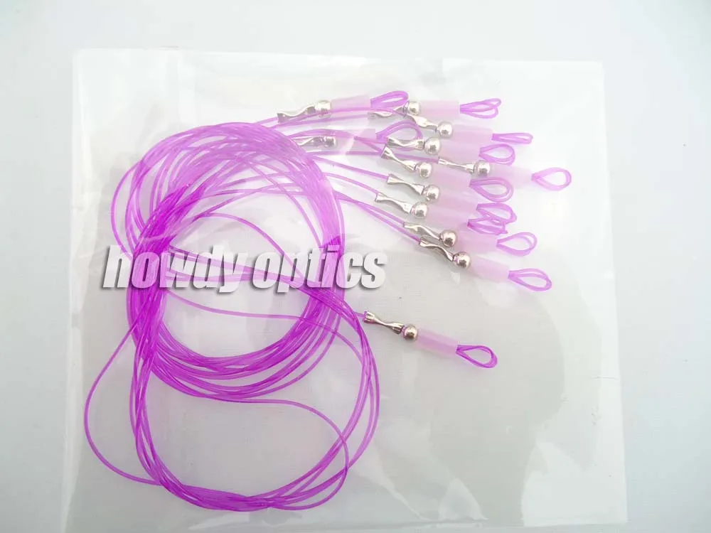 Purple 6 шт. модные тонкие силиконовые очки солнцезащитные очки держатель для очков цепочка шнур 11 цветов - Цвет: Purple
