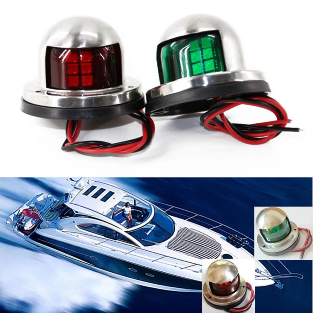 Светодиодный светильник для морской лодки яхты Понтона 12 В 1 пара|Морское