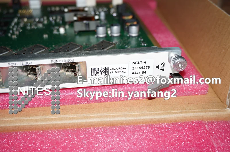 GPON OLT 7360 карты NGLT-A Оригинальный сотовый телефон Alcatel Lucent Bell оптической сети 8