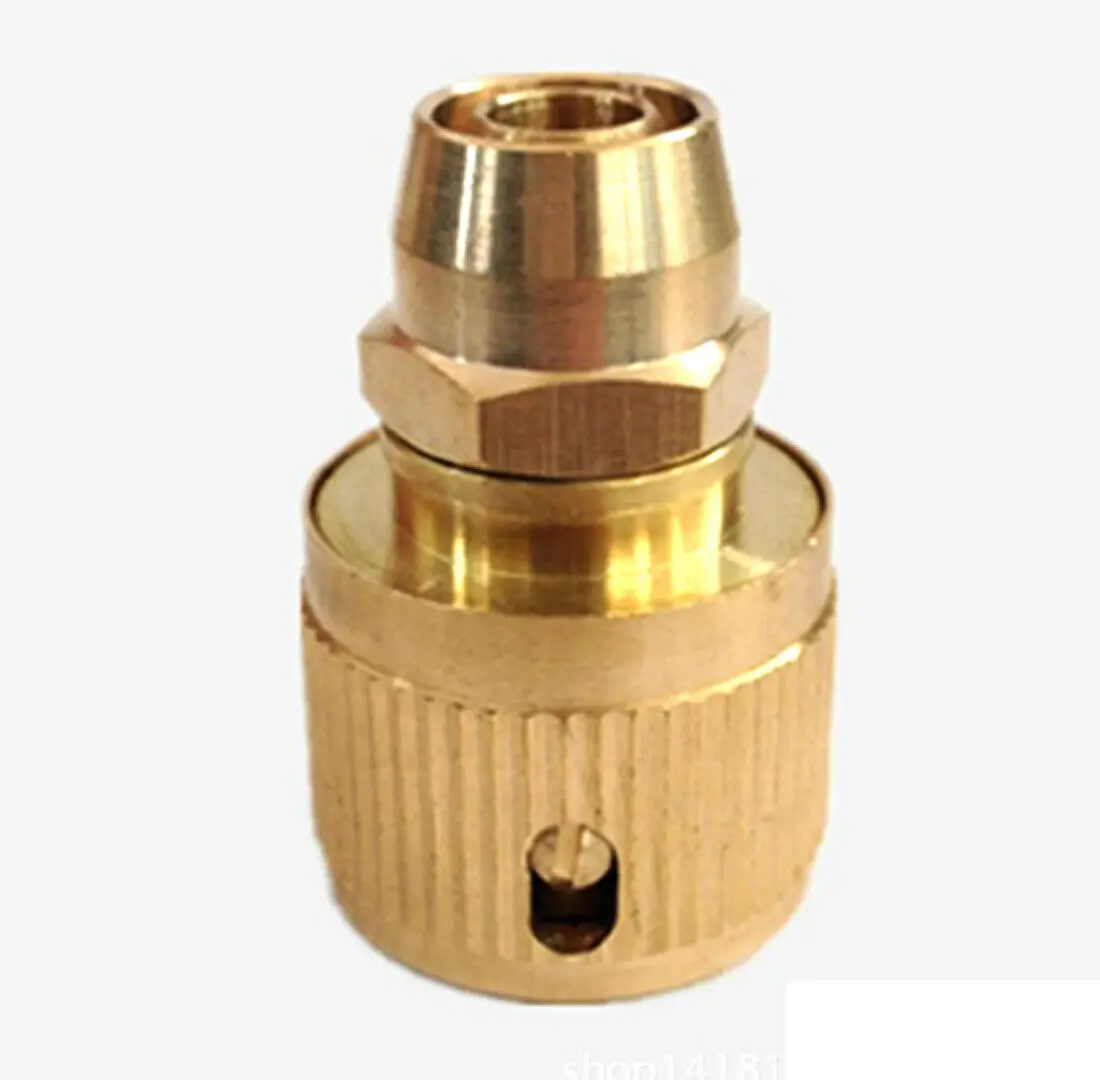 

2pc 3/8 Inch Brass Quick Connect Garden Hose Connector Adapter Water Tap Fitting
