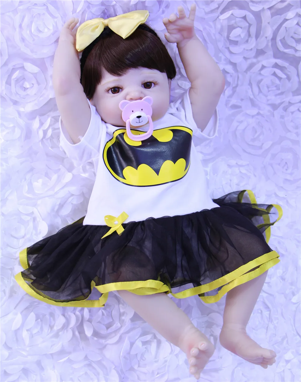

Кукла Bebe reborn NPK 22 "полностью силиконовые куклы-игрушки для девочек, подарок для детей, настоящая живая кукла для новорожденных