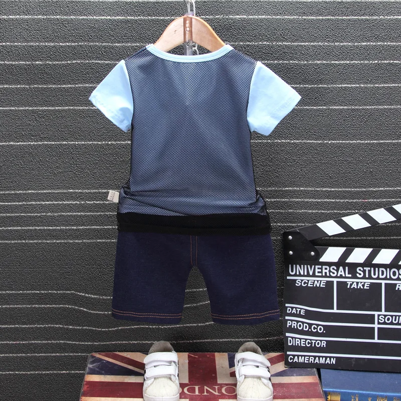 Baby Boys Clothing Sets Summer 2019 Toddler Tops+Shorts Pants Clothes Kids sports suit kids 2pcs clothes outfits |