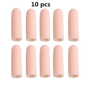 Гелевые защитные рукава для пальцев ног, разделители для потрескавшейся кожи, кукурузы, волдырей, удаления мозолей, 10 шт.