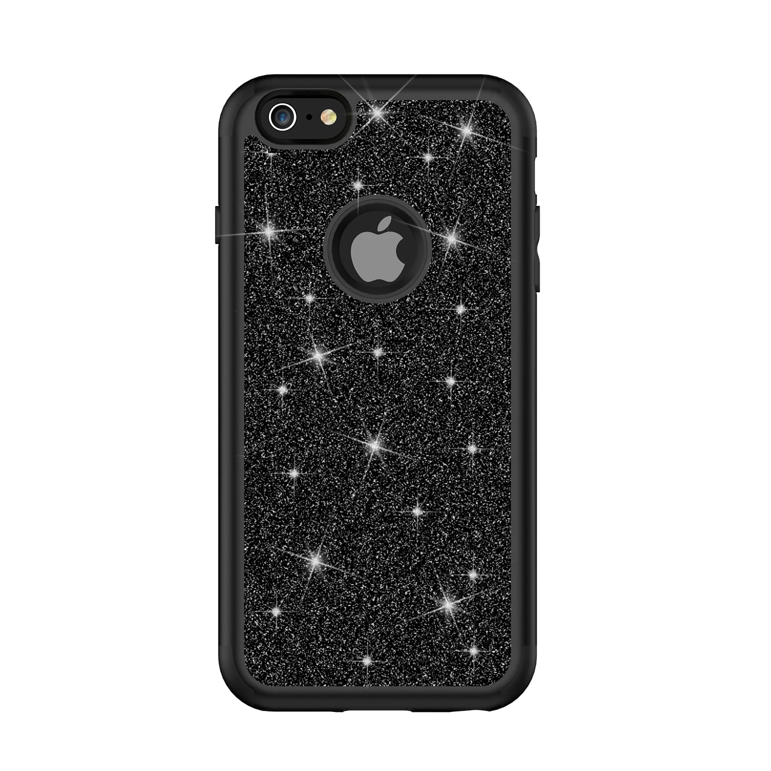 Для Apple iPhone 8 7 6 Plus чехол противоударный роскошный Алмазный Блестящий двухслойный резиновый чехол для телефона для iPhone 8 Plus