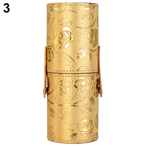 Портативный Искусственной Кожи Цветочные Эйфелева Башня Косметический Макияж