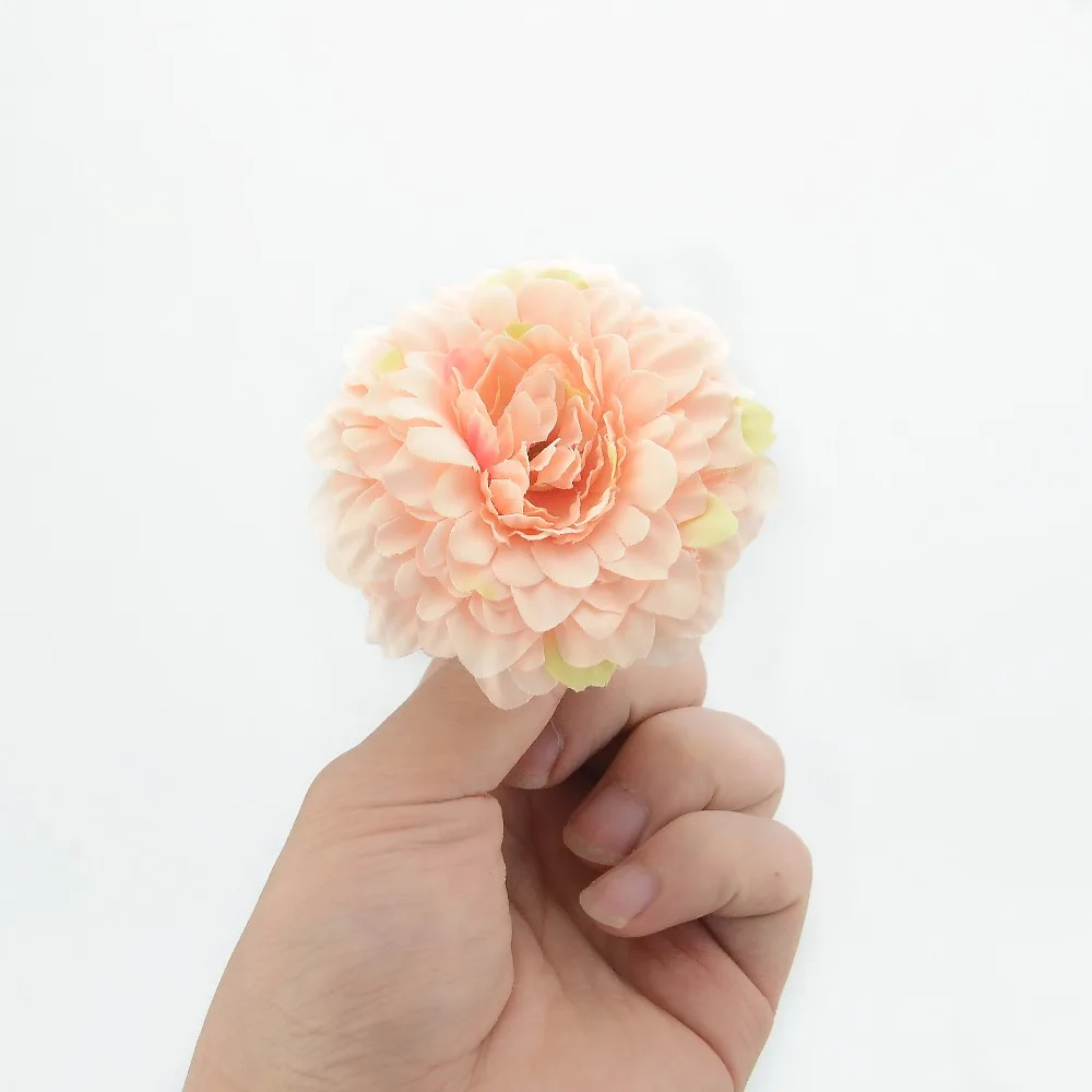 5 шт. 7 см искусственные хризантемы шелковая Цветочная головка для дома Свадебные