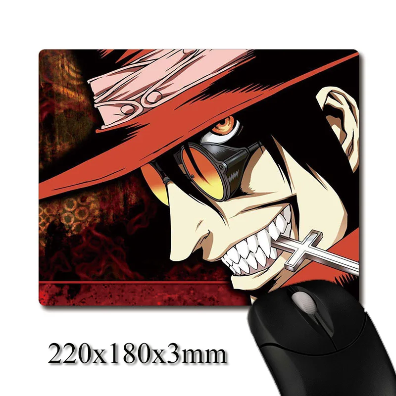 Алукард кусает крест вампира CG из аниме Hellsing Печатный тяжелый Плетеный