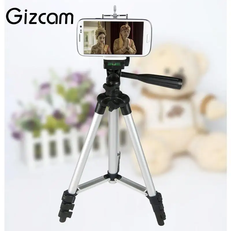 Gizcam профессиональная Складная Выдвижная алюминиевая мини штатив подставка для