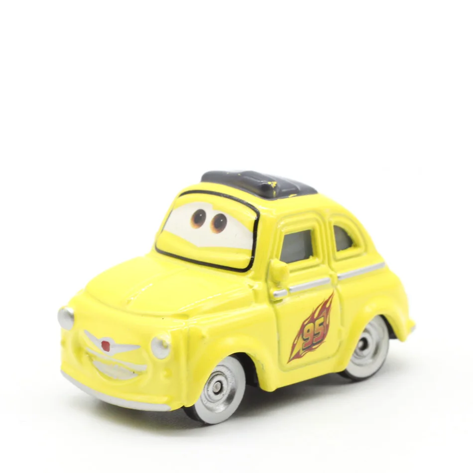 18 стилей Дисней Pixar тачки 1:55 Молния Маккуин набор 2 и 3 Гонки нет. 51 литой металлический игрушечный автомобиль Hutodoroki для детей
