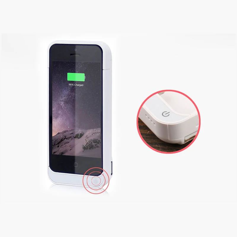 NEWDERY 5S внешний резервный блок питания аккумулятор зарядное устройство чехол для