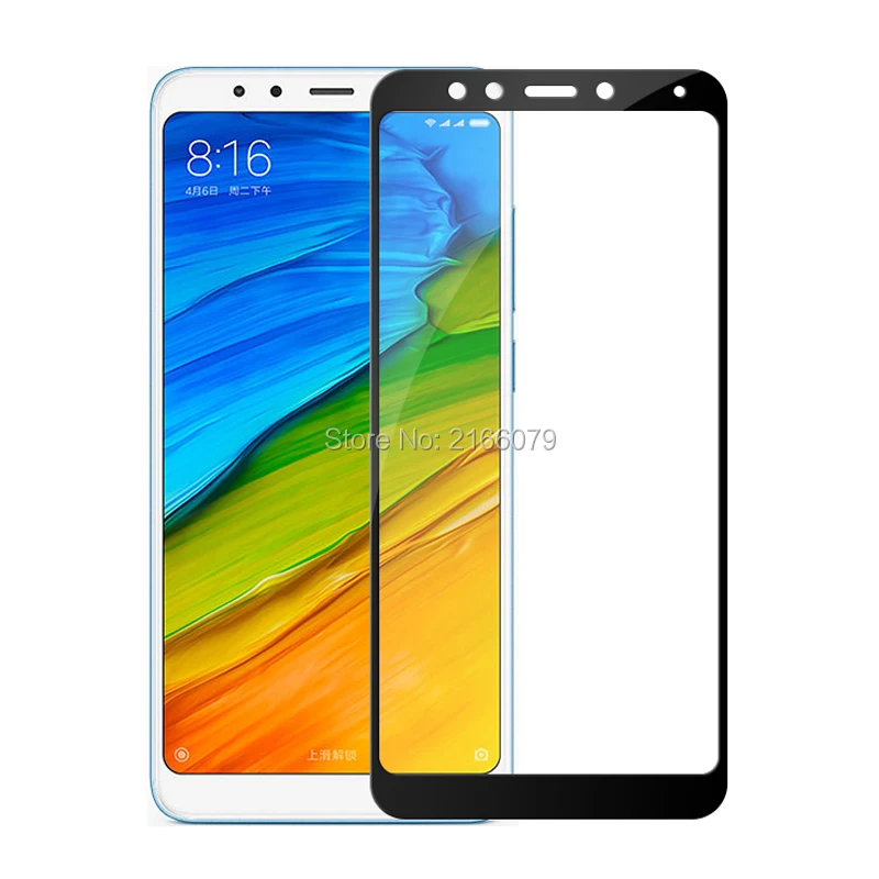 2 шт./лот для Xiaomi Redmi 5/Redmi 5 Plus + полная защита экрана Защитная пленка из закаленного
