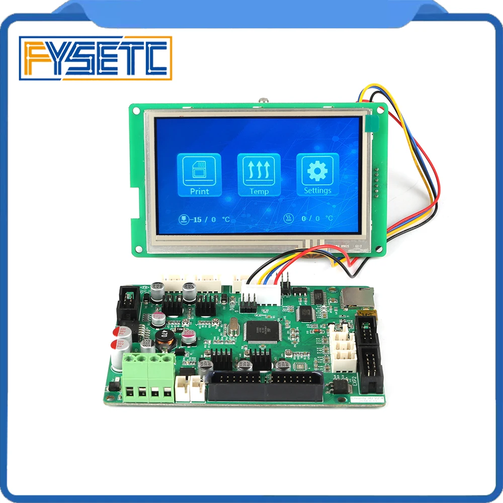 Части 3D-принтера 4,3 дюймов сенсорный ЖК-дисплей 4,3 ''панель управления экран с подключенным кабелем для Creality CR-10S PRO 3d принтер