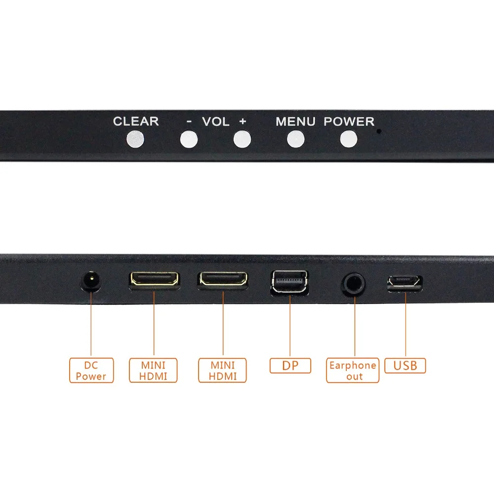 4K LCD Monitor 15.6inch 3840x2160 HDMI Input Speaker Build In For Game | Электроника