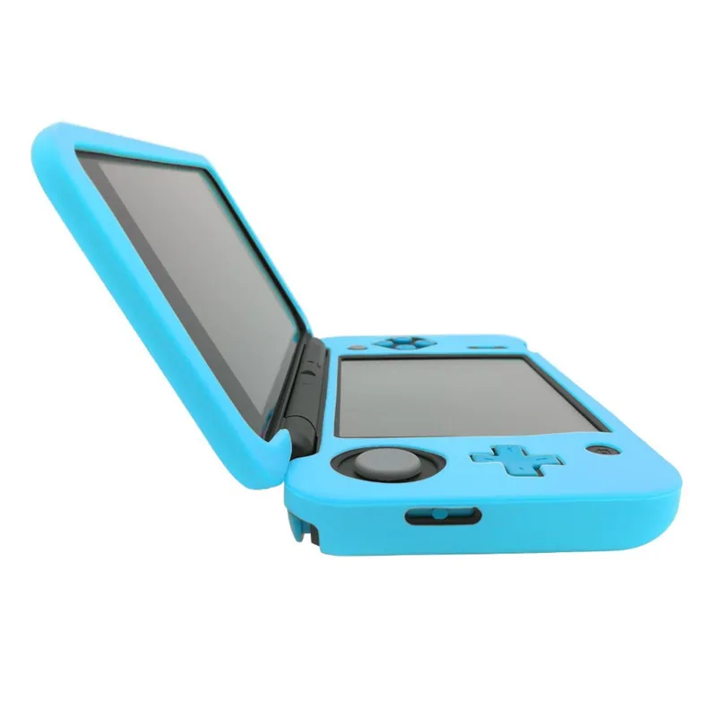 Jeebel NAND 2DS XL LL чехол игровой автомат силиконовый Полный Чехол резиновый корпус мягкий кожаный чехол ручка чехол