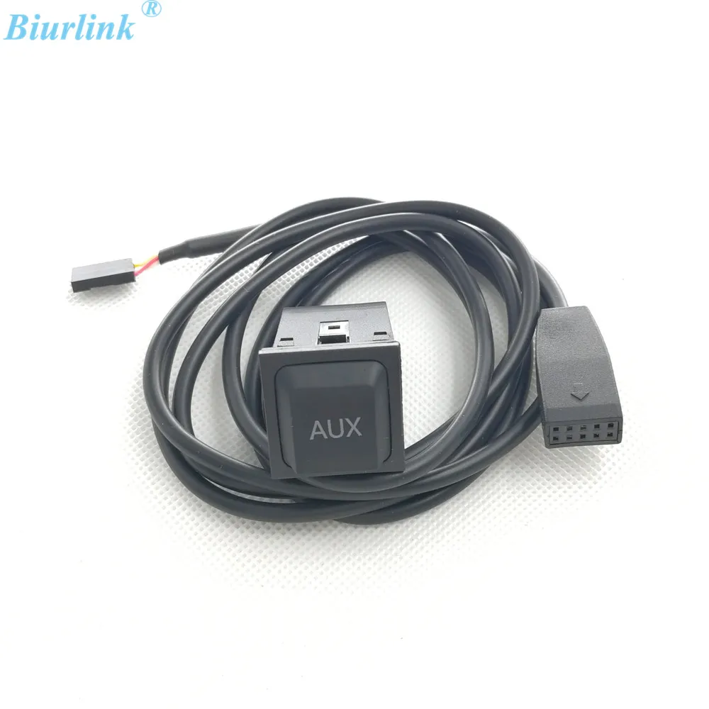 

Преобразователь CD Biurlink для автомобиля, в деловом стиле, комплект адаптеров для входа AUX для гнезда BMW E46 10pin