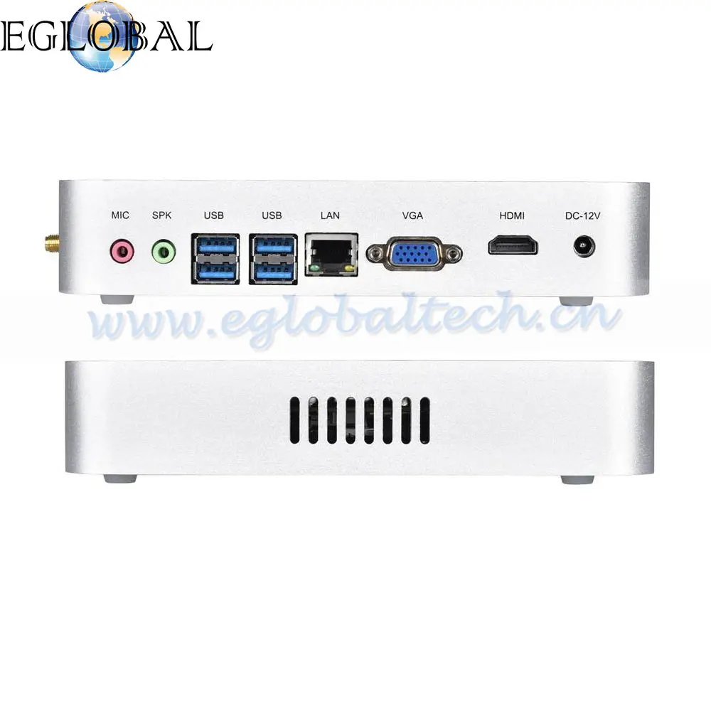 Мини ПК с безвентиляторным процессором Intel Core i5 7200U мини Windows HD Graphics 620 компьютер