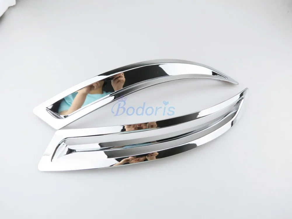 Для Volkswagen VW Tiguan 2009 2010 2011 2012 2013 хром стайлинга автомобилей задние противотуманные фары Крышка лампы Накладка аксессуары
