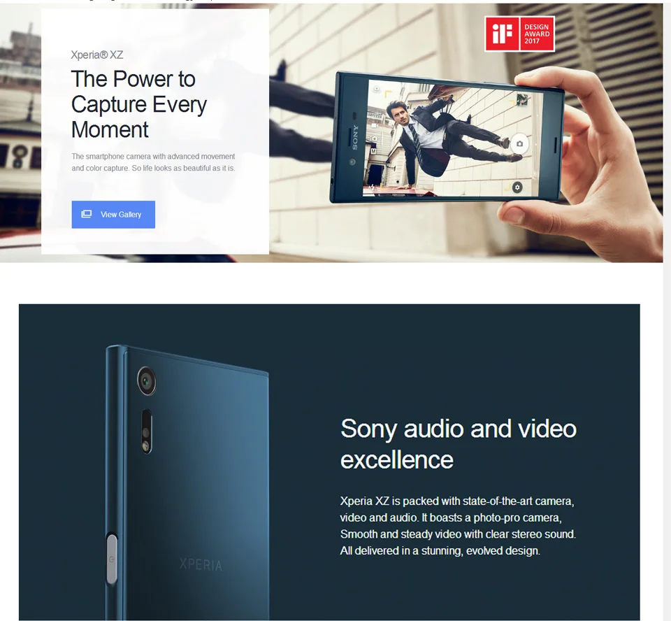 Разблокированный sony Xperia XZ F8331 4G LTE 3 ГБ ОЗУ 32 Гб ПЗУ GSM четырехъядерный процессор Android 5," ips 23MP отпечаток пальца gps wifi 2900 мАч