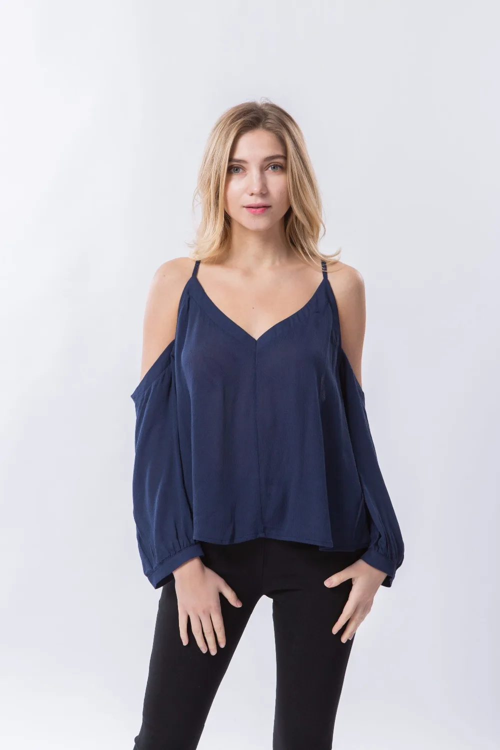 Dioufond летняя шифоновая блузка с v образным вырезом блузки открытыми плечами белая