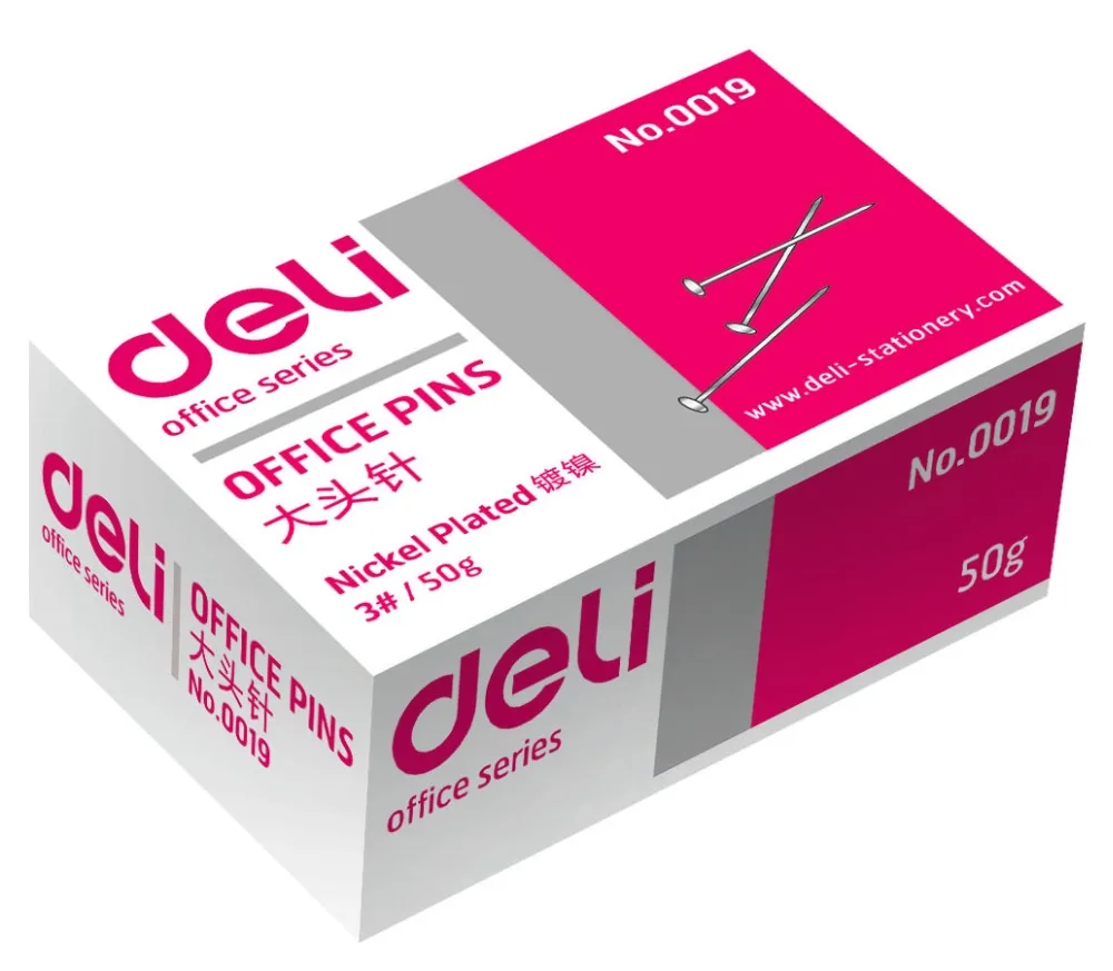 Никелированные офисные стандартные штифты металлические Антикоррозийные