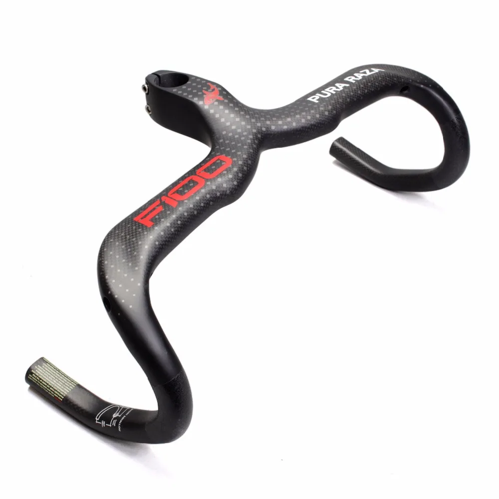 

ec90 bicycle handlebar road bike handlebar bend the one-piece handlebar computer stand cushion fork