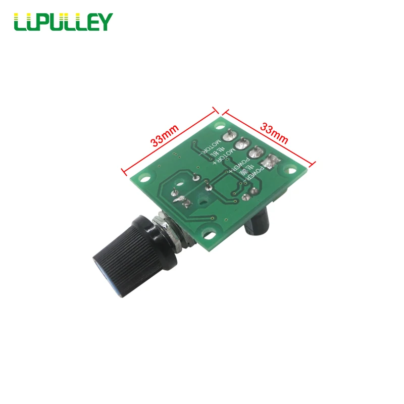 LUPULLEY mini PWM Motor Speed Controller/Regulator 1.8V/3V/5V/6V/12V Current 2A with Self-resetting Fuse | Обустройство дома