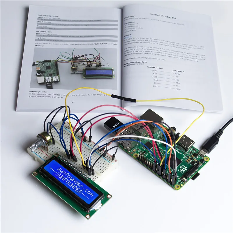 Raspberry Pi Starter Kit Супер Комплект для 3 2 Модуль B + С GPIO Плата Расширения Перемычку (Pi не