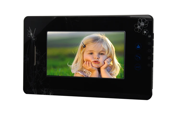 7 дюймовый цветной TFT монитор 600TVL видеодомофон|video door phone|door phonedoor video phone |