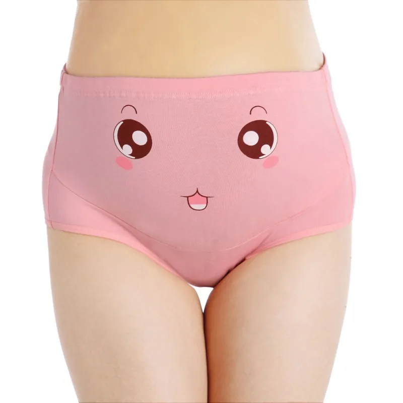 Women Cotton Pregnant Panties High Waist Mother Belly Support Underwear Cartoon Briefs Pregnancy Co1|Женские трусики| |