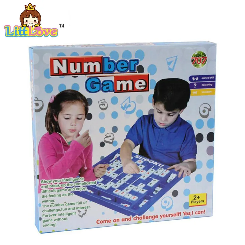 

LittLove Sudoku Puzzles Cube Number Game for Kids Adult Math Toys Jigsaw Puzzle Table Game Children Learning Educational Toys