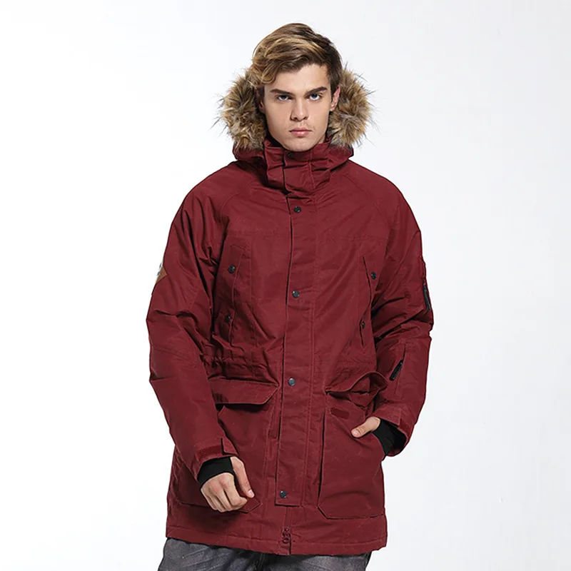 Новый стиль Снеговик Лыжная куртка ветрозащитный водонепроницаемый один