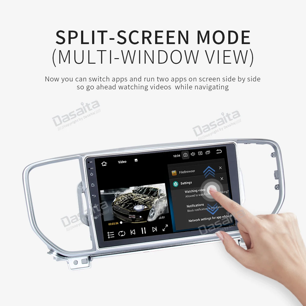 " ips Android 9,0 автомобильный мультимедийный плеер для Kia Sportage стерео Авторадио Восьмиядерный 4G 32G 4*50w динамик MP4 головное устройство