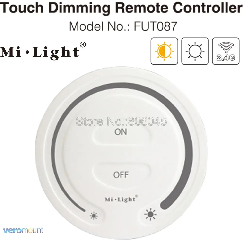 Беспроводной сенсорный диммер Mi light FUT087 2 4G с дистанционным управлением
