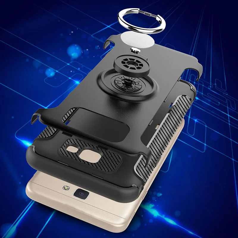 Роскошный Металлический Магнитный чехол для Samsung Galaxy J7 Prime противоударный J5