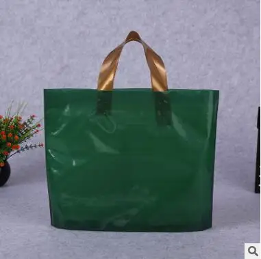 Пластиковые пакеты для покупок с ручкой 50 шт. | Дом и сад