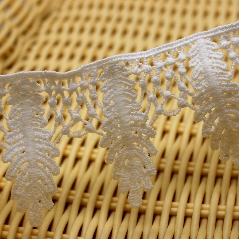 Кьюсак 3 м 5 см Белое кружево для отделки костюм отделкой лента домашний текстиль