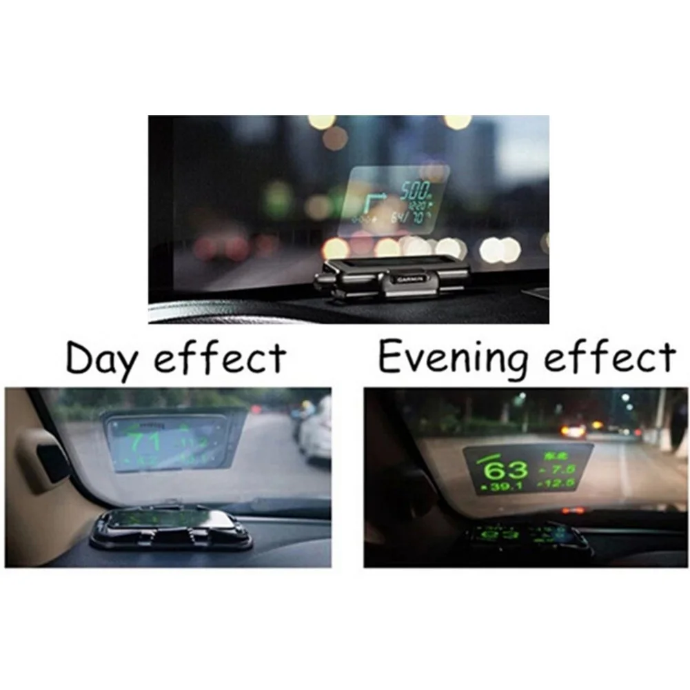 Горячий Автомобиль HUD светоотражающая пленка вверх дисплей Система OBD II Расход