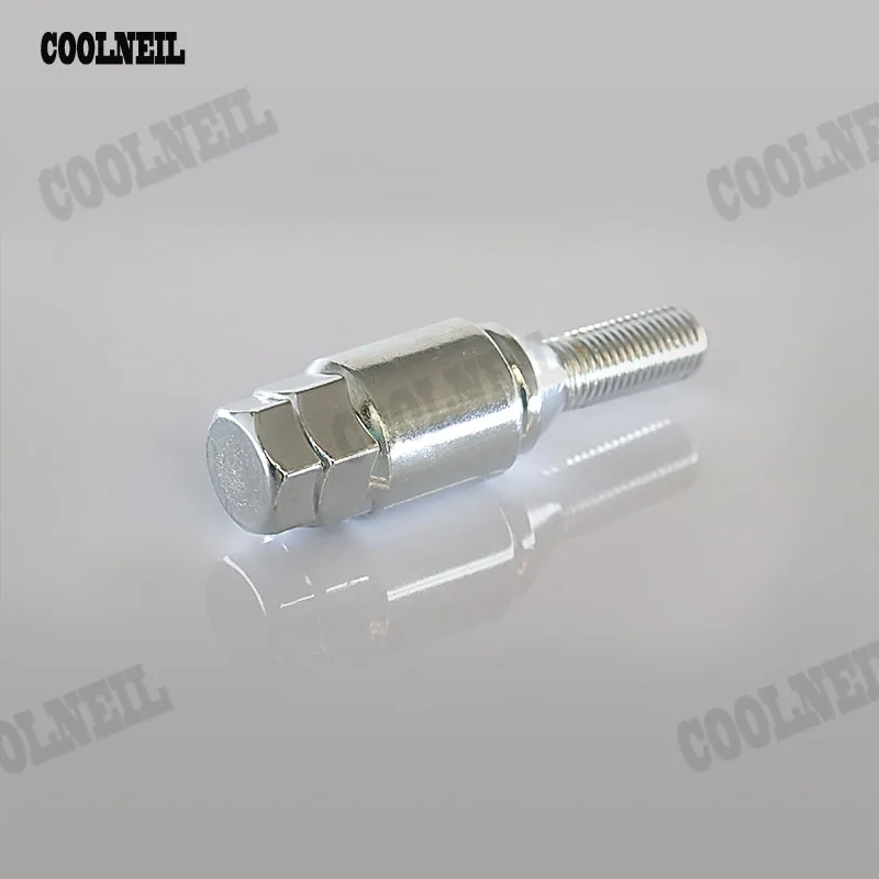 4 болта + 1 ключ блокировки колес Анти кражи охранная Колесный Болт M12x1.5mm для toyota