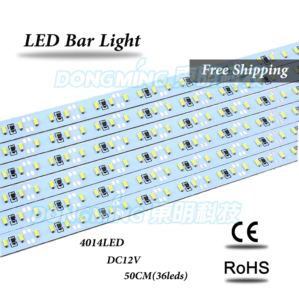 5 шт./лот 36/72 светодиодов 0 м Светодиодная панель smd 5050 5630 7020 8520 4014 2835 12 В лента luces