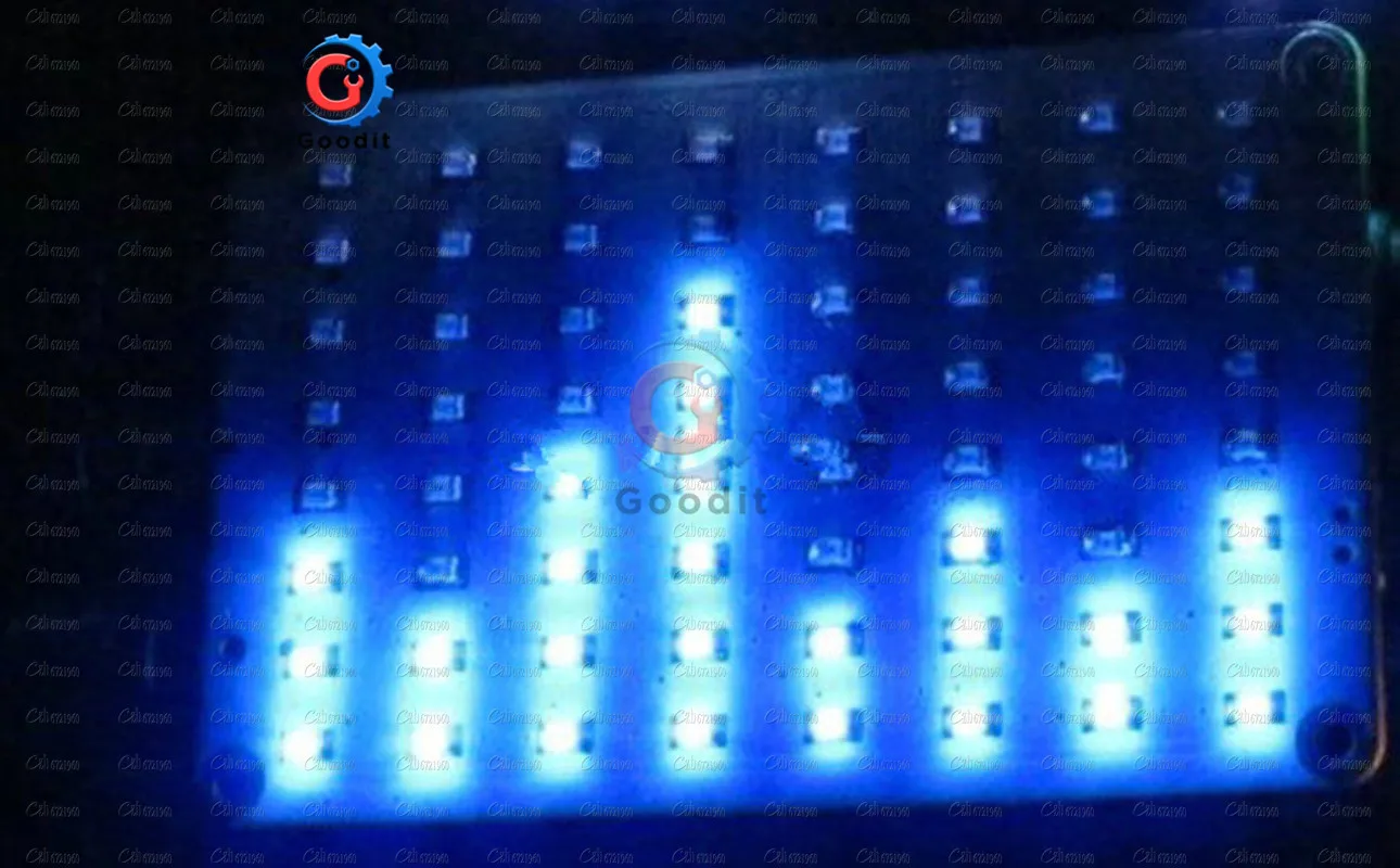 5 цветов 8x8 5 В FFT спектра звуковых частот анализатор аудио Индикатор голосового управления матрица светодиодный красный/синий/зеленый/желтый электронные DIY наборы