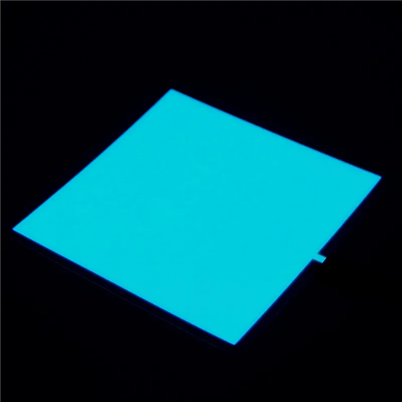 Aqua Светодиодный Панель, 10x10 см EL Подсветка, EL Панель+ 3V инфертор - Испускаемый цвет: Aqua