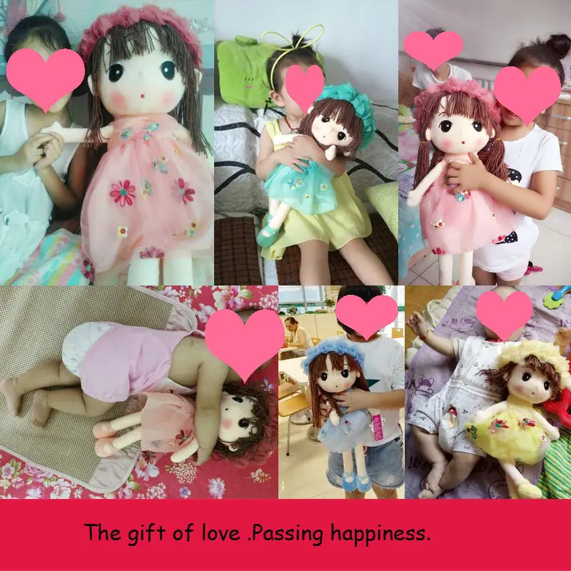 RYRY 35 см 5 цветов плюшевая кукла Анжела кружевная вышитая юбка модные популярные