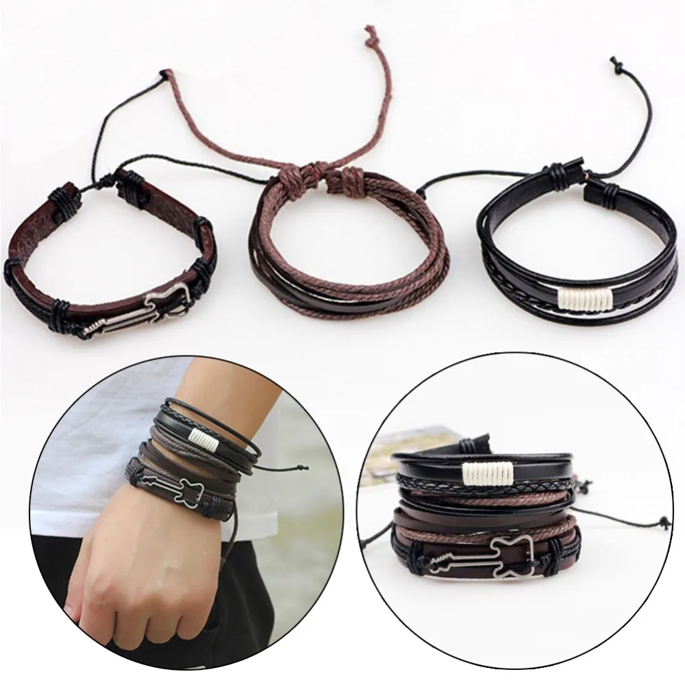 Браслеты и браслеты мужские кожа 2018 Pulseira Masculina изделия шарма Bileklik Pulseiras бойфренд