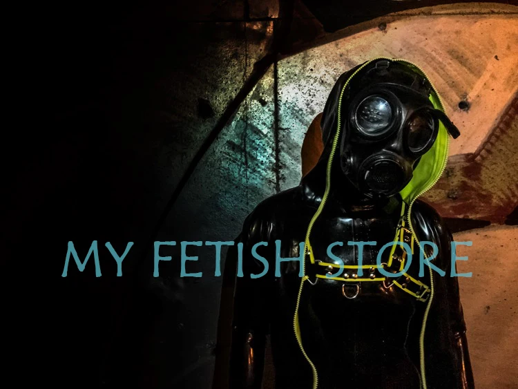 (RD813)Luxury Custom Top quality 100% natural latex jacket second skin latex catsuit  fetish wear